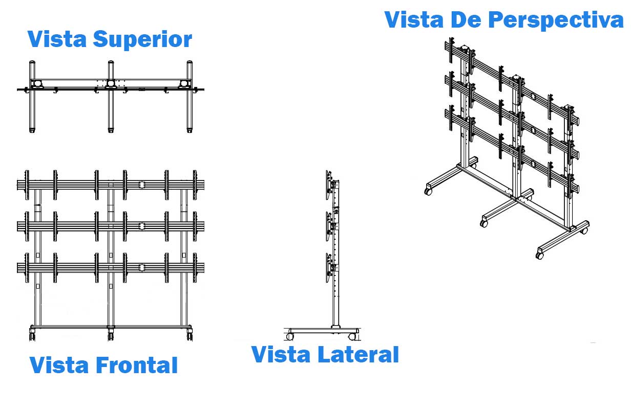 Videowall multipantallas 3x3 Videowall multipantallas 3x3
